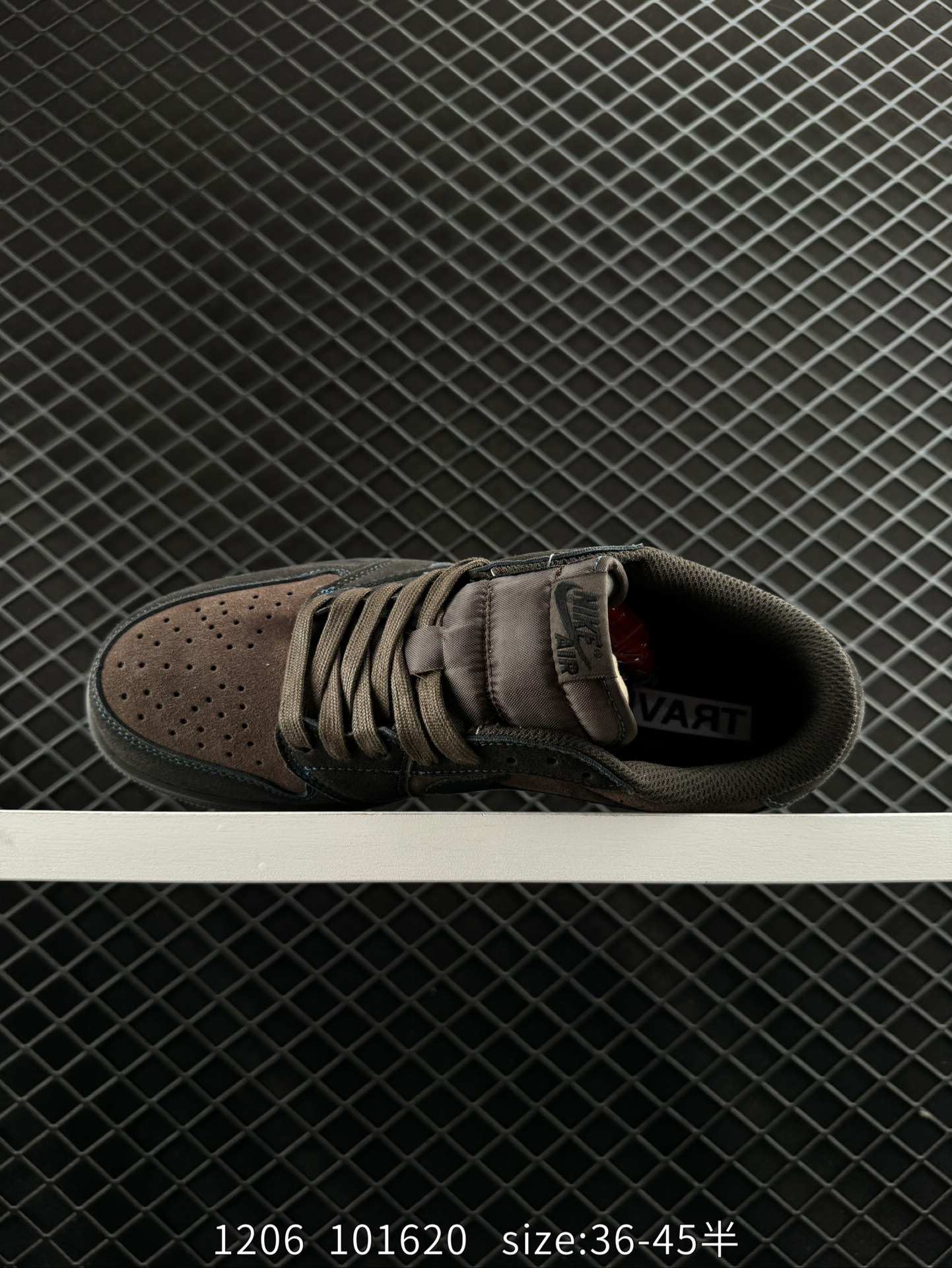 fragment design x Travis Scott x Nike Air Jordan 1 Low OG SP”Black/Green Toe“